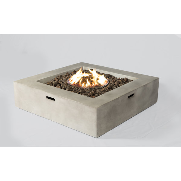 Grice Concrete Propane/Natural Gas Fire Pit Table & Reviews AllModern